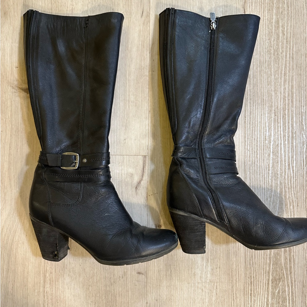 Blondo Black Heeled Boots